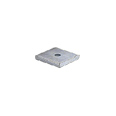 5/16" x 11/32" Electro-Galvanized Steel Flat Square Washer