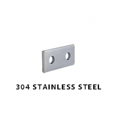 304 Stainless Steel 2-Hole Splice Plate