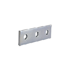 Electro-Galvanized 3-Hole Splice Plate