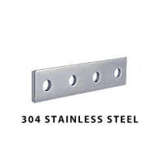 304 Stainless Steel 4-Hole Splice Plate