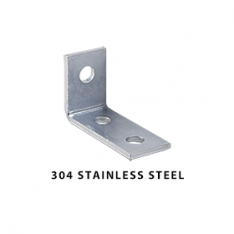 304 Stainless Steel 3-Hole Rack Corner Angle