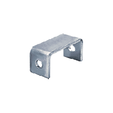 Electro-Galvanized 4" 2-Hole Clevis Connector